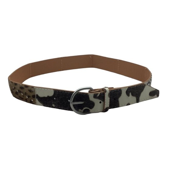 Mixed Animal Print Wide Belt‎ Women 9 34\